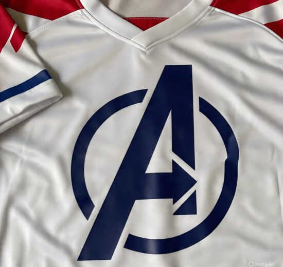 Vingadores jogando futebol profissional